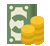 Icono de información práctica de Moneda