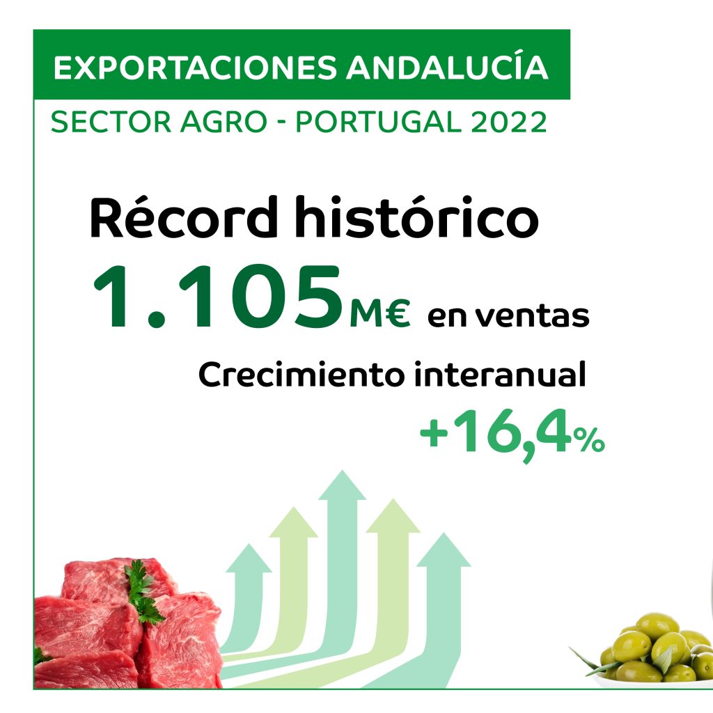 Imagen de la noticia La Junta refuerza el mercado del agro andaluz en Portugal, país en el que sus ventas crecen un 16,4%, hasta un récord de 1.105 millones