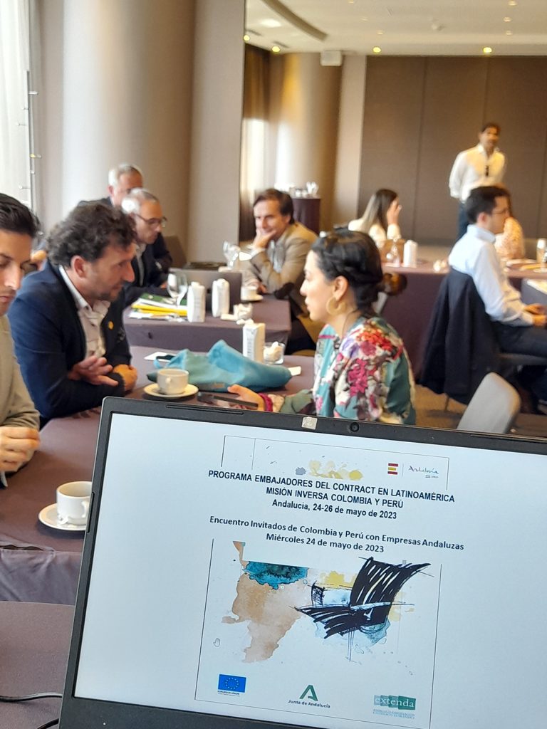 Imagen de la noticia La Junta impulsa el canal Contract de Andalucía en Colombia y Perú, mercados con inversiones de más de 500 millones en el sector