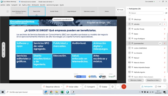 Imagen del post BID – Firma gestora para la implementación y desarrollo del programa de encadenamientos productivos de empresas de servicios basados en conocimiento (SBC) – (TRACK)