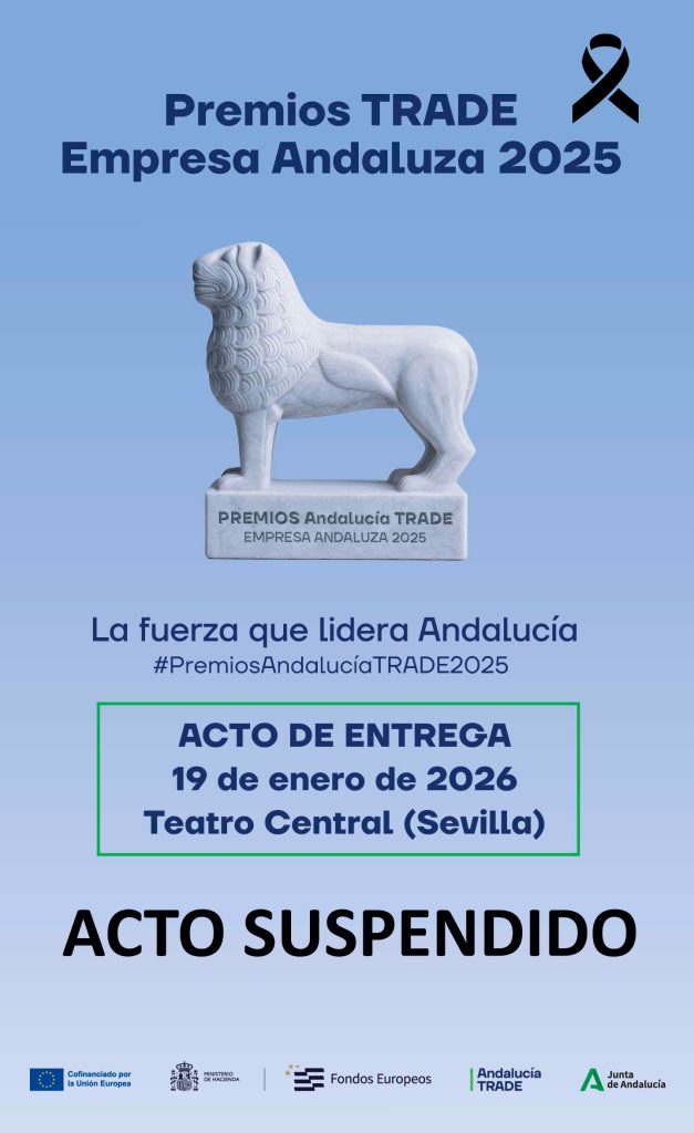 Imagen de la noticia Andalucía TRADE suspende la gala de entrega de sus premios en solidaridad con las víctimas del trágico accidente ferroviario de Adamuz